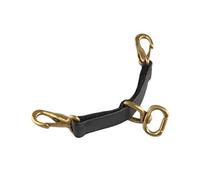 Blenheim Newmarket Leather Horse Bit Attachment Black (32Cm)