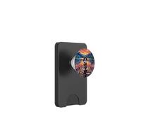 Blenheim Spaniel On a Dock Dog at Mountain Lake Artwork PopSockets PopWallet for MagSafe