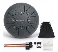 BLENNACY 6" 8-Note C Major Steel Drum- Navy blue | soothes stress,enhances focus, promotes calm,easy for all ages, ideal for meditation, yoga, or daily relaxation