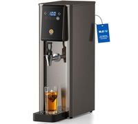Bleou 2500W Commercial Hot Water Boiler, 30L/H Step-Heating Water Dispenser | 304 Stainless Steel Countertop Water Boiler with Adjustable Temperature 40℃-100℃ for Restaurant Office Hotel Coffee&Tea