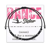 BLEOUK Dance Lover Gift Dancer Bracelet Little Lover Dance Morse Gift For Dance Lover Dance Morse Code Bracelet, L, Metal, na unknow