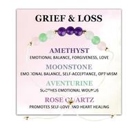 BLEOUK Grief And Loss Healing Bracelet Lost Of Family Member Jewelry Emotional Support Gift Sympathy Bracelet For Gieving, S, Metal, na unknow