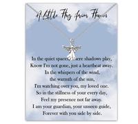 BLEOUK Little Hug From Heaven Necklace Consolation Gifts For The Loss Of Loved Ones Condolence Bereavement Gift, S, Metal, na unknow