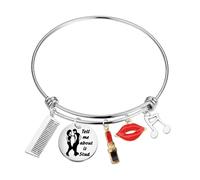 BLEOUK Musical Theatre Charm Bracelet Inspired Jewelry Movie Fans Gift Theater Gift For Her Tell Me About It Stud, S, Metal, na unknow