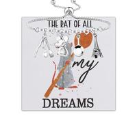 BLEOUK Rat Necklace Mouse Chef Gift Mouse Cartoon Movie Fans Gift Rat Movie Jewelry, Metal, na unknow
