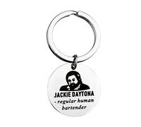 BLEOUK What Do We DO in The Shadows Jackie Daytona Regular Human Bartender Keychain