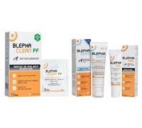 Blephaclean PF Blephagel & Blephaderm Eye Care Trio | Cleanse, Soothe & Moisturise | Gentle Wipes, Gel Cleanser & Eye Cream for Sensitive Skin