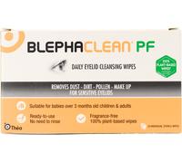 Blephaclean PF Daily Eyelid Wipes - Gentle Cleansing for the eyelids and skin around the eyes | Suitable for Babies (over 3 months old), children & adults | 20 Sterile Plastic-Free Wipes