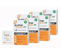 Blephaclean PF Daily Eyelid Cleansing Wipes - Gentle, Sterile Wipes to Soothe & Cleanse, Suitable for Sensitive Eyelids |Plastic-Free |Suitable for Babies (3+Months), Children, Adults|6 PACK|120 Wipes