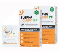 Blephaclean PF Daily Eyelid Cleansing Wipes - Gentle, Sterile Wipes to Soothe & Cleanse Suitable for Sensitive Eyelids |Plastic-Free |Suitable for Babies (3+ Months), Children, Adults |2 PACK|40 Wipes