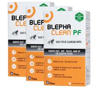 Blephaclean Plastic Free PF Daily Eyelid Sterile Cleansing Wipes | Pack of 60