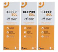 Blephasol Daily Eyelid Cleansing Lotion - Removes Dust, Make Up - 100ml x 3 PACK