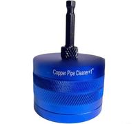 BlesConi 1 Inch Copper Pipe Cleaning Brush for Drill, Non-Scratch Wire Tool for HVAC Systems, Heavy Duty Plumbing Maintenance Kit(28mm)