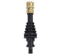 BlesConi 150mm Short Lance Adapter for WORX WA4013, Copper Quick Connect Accessory for Outdoor Cleaning Tasks, Black Plastic Part