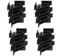 BlesConi 16-Piece Tray Stacker Rack for Harvest Right Freeze Dryer, Food Storage Organizer, Plastic Tray Holder(Black)