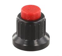 BlesConi 2pcs Outdoor Patio Gas Heater Pulse Ignition Switch Red Cap with Spring Replacement Kit High Performance Plastic Backyard Heating Accessory(B)