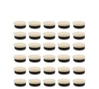 BlesConi 30-Pack 1-Inch Wool Polishing Pads for Car Polisher and Glass Buffing Tools