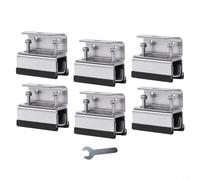 BlesConi 304 Stainless Steel Van Roof Rack Brackets - Heavy-Duty Mounting Kit for Promaster for Ducato for Boxer for Jumper (4/6-Pack with Wrench), Weatherproof & Corrosion-Resistant(6PCS)