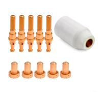 BlesConi 30A Plasma Consumables 9-8218 Shield, 9-8215 Electrode, 9-8206 Tip for Thermal Dynamics