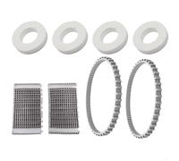 BlesConi 8-Unit Repair Kit for Dolphin Pool Robots - Climbing Wheels Drive Belts Roller Brushes Compatible with for dx3 for dx4 for apollo for premier