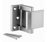 BlesConi Aluminium Door Reinforcement Lock, High Security Guard, 800 lbs Force Resistance, For Bathroom/Bedroom Door(1 pcs)