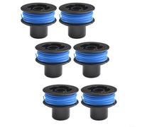 BlesConi Automatic String Trimmer Line Spool for Sovereign for N0E-2ET-230 18V Replacement 8M Length 1.5MM Diameter Garden Maintenance Tool Parts(6pcs)