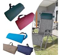 BlesConi Breathable Ergonomic Head and Neck Pillow for Deck Chairs, Adjustable Support Cushion for Outdoor Reclining and Lounging