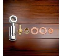 BlesConi Copper Alloy for Brake Olive Fittings for Hope Tech 3 V4 E4 X2 Bicycle Hydraulic Tube Connectors