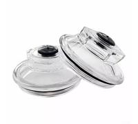 BlesConi Dexter 2-Pack Oil Lids Kit K71-148-00, for 9K 10K 12K 15K Trailers Axles Manufactured After October 1989, White Plastic Dustproof Hub Cap Replacement Parts, 4 Inch OD