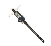 BlesConi Digital Depth Caliper 0-150mm Hardened Stainless Steel Measuring Tool IP54 Waterproof LCD Display for Industrial Use(0-200mm)