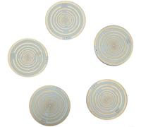 BlesConi Five Elements Polarized Disc Kit, 8cm ABS Copper Energy Healing Ornaments for Pain Relief, Multi-Color Acupoint Therapy Decor for Daily Use(White)