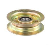 BlesConi Flat Idler Pulley for Craftsman Lawn Mowers with 42" Deck - 3-7/8" Diameter, 3/8" Mounting Hole