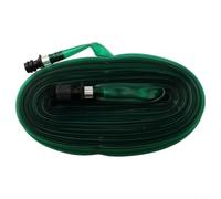 BlesConi Flat Soaker Hose for Garden, 7.5m/10m/15m PVC Drip Irrigation Hose, Leak-Resistant & -