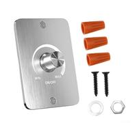 BlesConi for 12V 5A LED Dimmer Switch 3-Wire with Continuous Brightness Control for Motorhome Boat RV Trailer Incandescent Lights