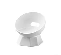 BlesConi for Echo Dot 4 and 5 Speaker Stand, Silicone Base with Non-Slip Design, Stable and Stylish(White)