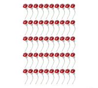 BlesConi for mini Toadstool Mushrooms 50Pcs 2cm Red Foam Fairy Garden Ornaments for DIY Crafts Succulent Pot Decor