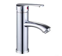 BlesConi for Modern Brushed Silver Bathroom Faucet, Single Hole Handle, Plastic Steel & Copper Construction, Easy Install, 21x14x4cm