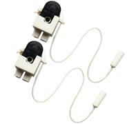 BlesConi for Repair Replacement Lamp Pull Cord Switch Set of 2 with Stainless Steel Copper and Plastic for Office Home Bedroom Bathroom Fixtures