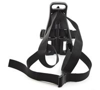 BlesConi for Scuba Tank Holder, Adjustable Dive Backpack Single Oxygen Bottle Bracket Nylon Support for 7-12L Cylinders Black