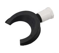 BlesConi Garden Rainwater Collector for 110mm Pipe, Outdoor Water Storage System Part, Black