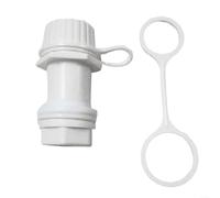BlesConi Leak-Proof Cooler Drain Assembly Compatible for Igloo 50-165 QT, Threaded Replacement for Tether and Gasket(1 set)