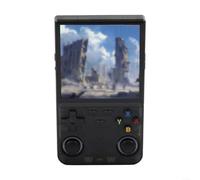 BlesConi R36 Ultra Handheld Game Console 128GB 4.0-Inch HD Screen Retro Gaming Device ABS Purple(Blue 64G)