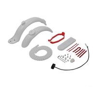 BlesConi Replacement Mudguard and Instrument Panel Cover for Xiaomi for m365 1S Pro Electric Scooter, Sturdy for Fender with Tail Light Bracket(White)