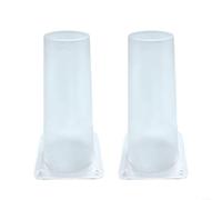 BlesConi Reusable Clear Bat Excluder, One-Way Exit Cone for Humane Wildlife Removal from Attics, for UV Plastic Barrier(2pcs)