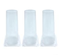 BlesConi Reusable Clear Bat Excluder, One-Way Exit Cone for Humane Wildlife Removal from Attics, for UV Plastic Barrier(3pcs)
