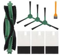 BlesConi Robot Vacuum Replacement Parts Set Including Main Roller Brush, 3 Hepa Filters, 3 Side Brushes And Cleaning Tool For Roomba 104, 105, Vac/Combo Y0140, Q0120, Y0110, Q0520