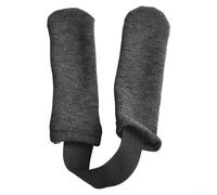 BlesConi Rowing Machine Handle Cover Knitted Cotton for Concept 2 Hydrow Nordictrac Non-Slip Grip Protection Black 2 Pack