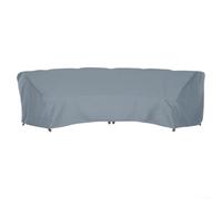 BlesConi Semicircle Outdoor Furniture Guard 210D Oxford Waterproof Sofa Cover Heavy Duty Garden Seating Protection Water Resistant(483x99x92cm)