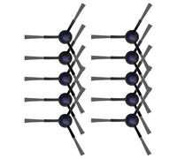 BlesConi Side Brush Replacement for ECOVACS for DEEBOT N20/N20 Plus/N20 Pro Plus Vacuum Cleaner, Gray Black, 4 Pack (10 Pack)