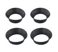 BlesConi Silicone Gasket Replacement Kit for Baratza for encore and for virtuoso Grinders, 4-Pack 62x43mm Black Seals
